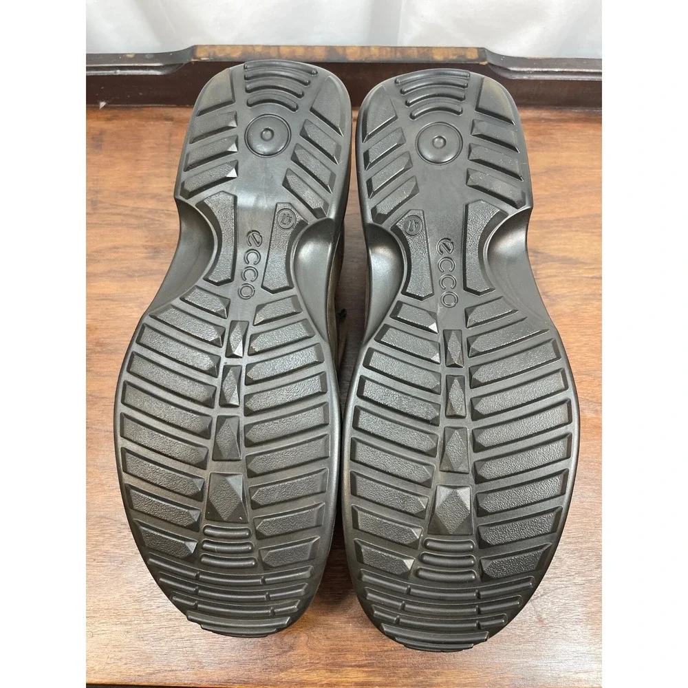 ECCO Fusion Slip On Nubuck Men Size EU 47 US 13 Lt Brown  50014402072 Comfort